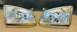 JDM Toyota Starlet Glanza EP91 Crystal Headlights OEM RARE - Picture 1 of 7