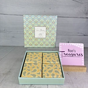Retried Vera Bradley VANILLA SEA SALT 4 Sealed New Full Size Bar Soap Gift Set - Picture 1 of 10