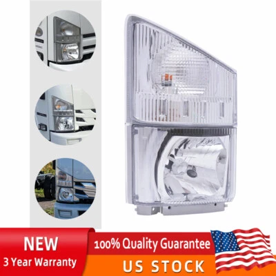 Right Side Headlight+Corner Lamp Assembly For ISUZU NPR NPRHD NQR NRR 2008-2020 - Image 1 of 4