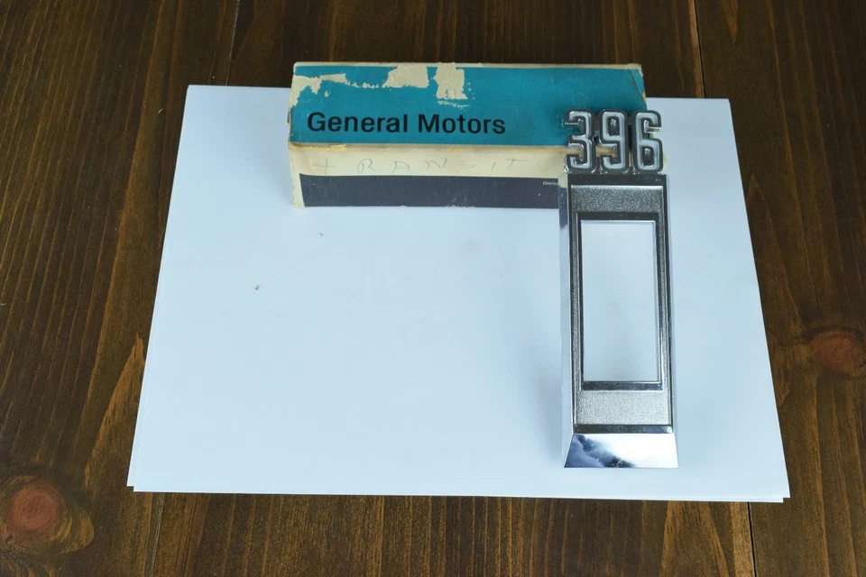 NOS 1969 Chevy Caprice, Impala Biscayne Bel Air 396 Front Marker Bezel Brand New - Image 1 of 3