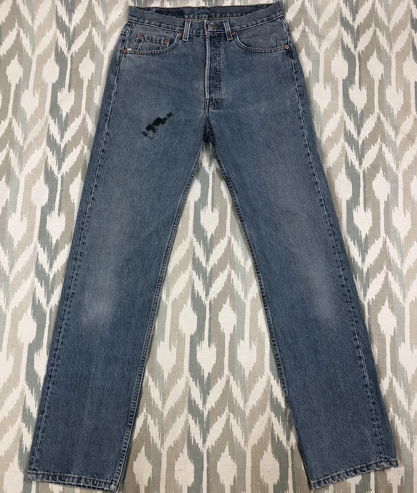 Levi's Authorized Vintage 501 XX Made in USA Mens Blue Jeans Pants Size 31 X 36