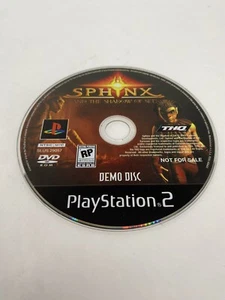 PlayStation 2 Sphinx and the Shadow of Set Demo Disc 2003 THQ SLUS-29057 PS2 - Picture 1 of 2