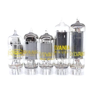 SYLVANIA 12AT6 or 12AV6 12BA6 12BE6 35W4 50C5 Tubes NOS AA5 Detail Test Results - Picture 1 of 3