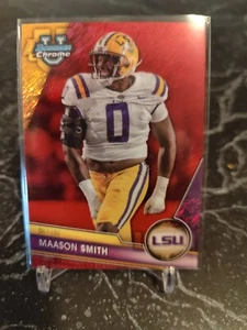 Maason Smith Red Shimmer /5 2023 Bowman Chrome U University - Bild 1 von 2