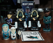San Jose Sharks SGA Lot Bobbleheads Nesting Doll Game of Jones Beast Mode NHL