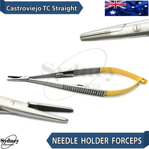 Microsurgery Castroviejo Needle Holder Driver Ophthalmic Surgical Instruments - Picture 1 of 4