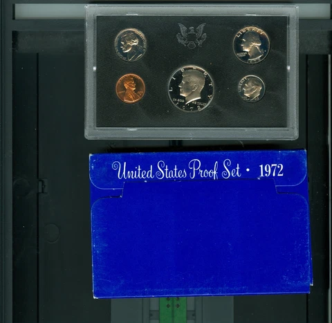 1972 US Proof Set Cover