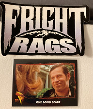 FRIGHT RAGS HALLOWEEN TRADING CARD #21 MICHAEL MYERS "ONE GOOD SCARE"