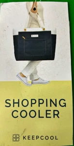 KEEPCOOL Extra Large Insulated Jumbo Shopping Cooler Bag(BLUE/WHITE)NWT - Picture 1 of 2