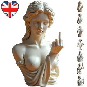 Statue Goddess Venus Statue Middle Finger Statue Decoration Ornament Decorations - Picture 1 of 15