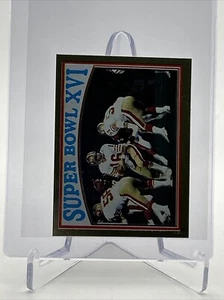 1982 Topps Super Bowl XVI Joe Montana Sticker Coming Soon #9 NM FREE SHIPPING - Picture 1 of 3