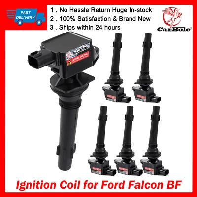 6*Ignition Coil for Ford Falcon 2010 FG Sedan G6/XR6 4.0L 6cyl 2008 09 2010-2016 - image 1 of 4