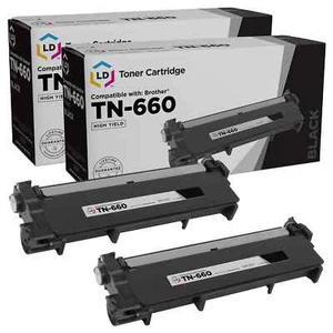 LD Products Compatible Toner Cartridge TN660 Replacement for Brother TN660 TN... - Picture 1 of 6