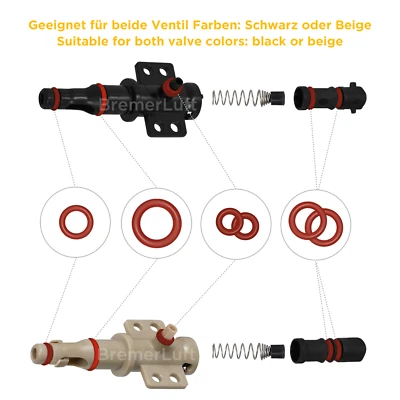 6 x O-Ring Dichtung für Philips Saeco Miele Bosch Gaggia Tchibo Unold Solis