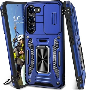 BaHaHoues for Samsung Galaxy S23 Case with Slide Camera Cover for (PK of 9) - Picture 1 of 33