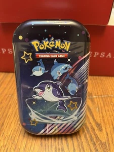 Sealed Paldean Fates Mini Tin Finizen Pokémon TCG Scarlet Violet 2 Booster Packs - Picture 1 of 3