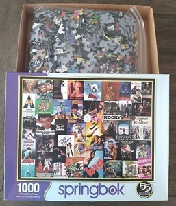 2018 Springbok Going To The Movies! Jigsaw Puzzle 1000 Piece COMPLETE very nice! - Picture 1 of 16