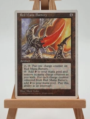 Red Mana Battery Fourth Edition (4ED) Magic Karte englisch (Rote Manabatterie) - Bild 1 von 2
