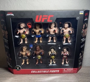 UFC Collectible Fights Octagon Fighters 8 Figure Set PMI Ultimate Collection  - Picture 1 of 6