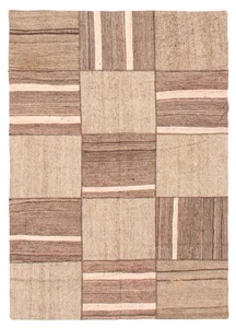 Traditional Vintage Hand Woven Carpet 5'4" x 7'8" Wool Kilim Area Rug - Picture 1 of 9