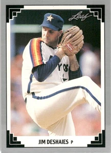 1991 Leaf Major League MLB Baseball Jim Deshaies Houston Astros #49 - Picture 1 of 2
