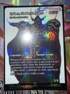 Magic MTG Final Fantasy Golbez Clad in Darkness *FOIL* Borderless 0010 Showcase - Bild 1 von 1