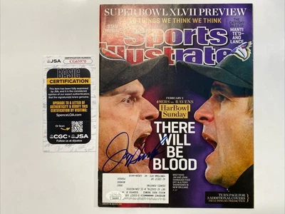 JIM HARBAUGH Autographed Signed Sports Illustrated 49ers Football Super Bowl COA - Image 1 of 4
