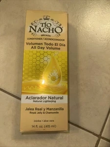 TNIB io Nacho All Day Volume Lightening Conditioner Royal Jelly & Chamomile 14oz - Picture 1 of 2