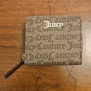 Juicy Couture Small Zip Around Brown Wallet  - Picture 1 of 7