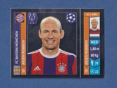 2014-15 Panini UEFA Champions league stickers #352 Arjen Robben - foil - Image 1 of 2