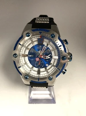 Reloj Cronógrafo Invicta Marvel Bolt Capitán América 53mm 25988 Lt Ed 0102/3000 Foto 1 de 4