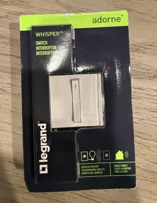 Legrand Adorne WiFi Master Flüsterschalter ASWR155RMW1 - Weiß * KOSTENLOSER VERSAND - Bild 1 von 3