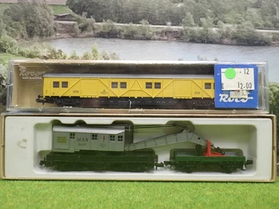 Roco Arnold Spur N Kranwagen und Hilfszug Gerätewagen in OVP (WP) E2700 - Bild 1 von 3