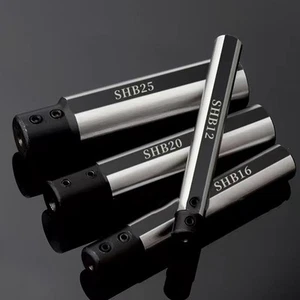 Advanced Blade Design Carbon Steel Boring Tool Holder SHB123456mm for Longevity - Picture 1 of 45