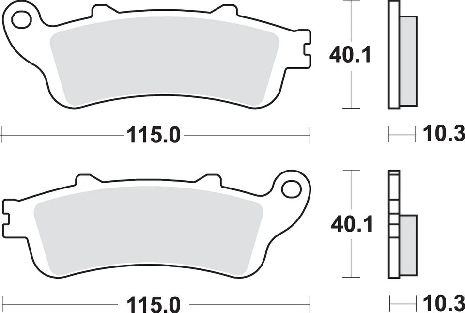 SBS LS Sintered Brake Pads 880LS - Image 1 of 1