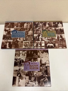 The Art Of Buster Keaton Volumes 1, 2 & 3 - 10x LASERDISCS  3 box sets Like new - Picture 1 of 10