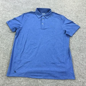 UNTUCKit Poloshirt Herren Large Blau Performance Golf Stretch Kurzarm - Bild 1 von 9