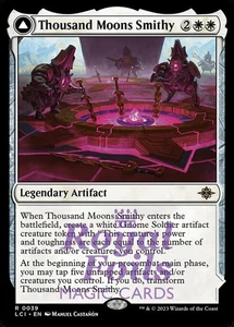 Thousand Moons Smithy / Barracks of the Thousand 1x FOIL MTG LCI Rare MINT - Picture 1 of 2