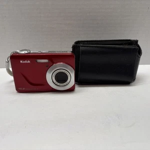 Kodak EasyShare C180 10.2mp Compact Digital Camera Red With Case- Tested - Picture 1 of 6