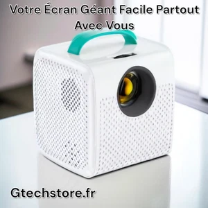 Projecteur LED compact Salange Q2, Cinéma maison, partage écran smartphone - Photo 1/7