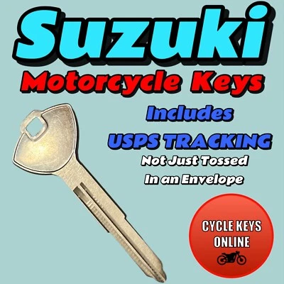 Suzuki Llaves Moto Cortadas por Código Repuesto Llave a Códigos A6501-A6750 Foto 1 de 4