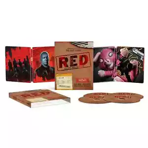 Red 2-Film Collection 4K UHD + Blu-ray + Digital WALMART EXCLUSIVE STEELBOOK - Picture 1 of 3