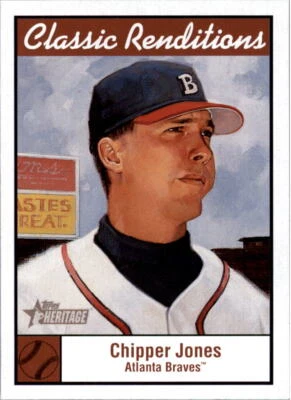 2001 Topps Heritage Classic Renditions #CR5 Chipper Jones - NM-MT - Image 1 of 2