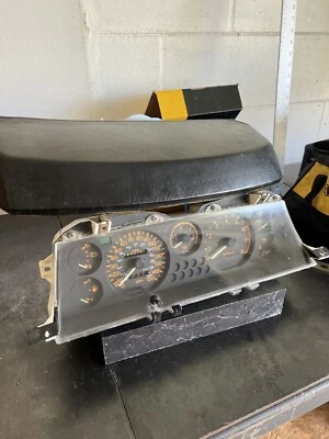 1986-1989 Mitsubishi Starion Gauge Cluster And Dashboard Top - Image 1 of 3