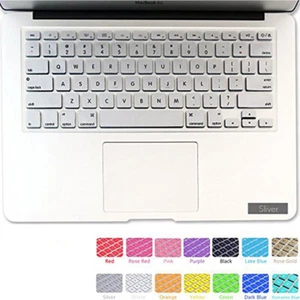 New Soft Silicone Keyboard Skin Cover Film For Apple Macbook Retina 12" Air 11" - Picture 1 of 24