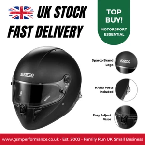 Casco Sparco Stealth RF Motorsport/Race/Track FIA 8859-2024 e omologato Snell - Foto 1 di 4