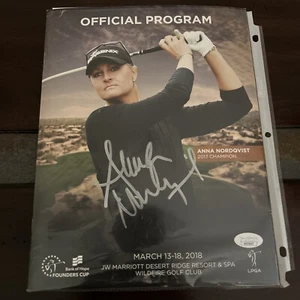 Anna Nordqvist Signed Magazine. JSA CERT - Picture 1 of 4