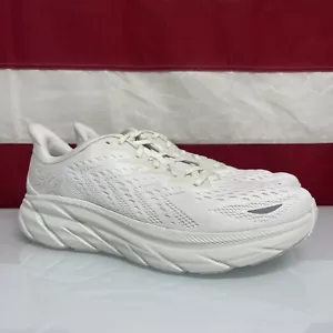 Hoka One One Clifton 8 "Triple White" Größe 11,5 - Bild 1 von 6