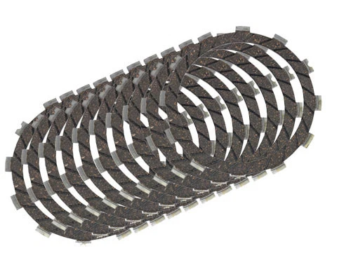 05-06 KAWASAKI Z750S ZR7S ZR750 CLUTCH PLATES SET 10 FRICTION PLATES CD4510 Foto 1 de 1