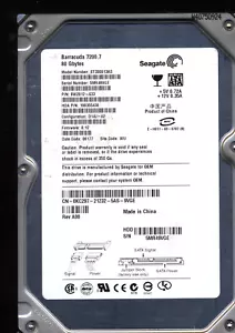 SEAGATE 80GB ST380013AS 9W2812-633 SN 5MR DONOR DRIVE - Picture 1 of 2